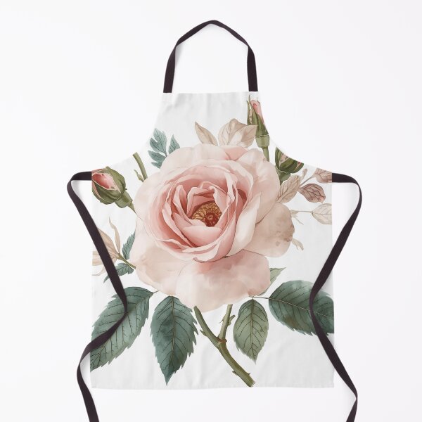 Item preview, Blush Garden Rose | Vintage Botanical Watercolor Flower designed and sold by Shanker-studio.