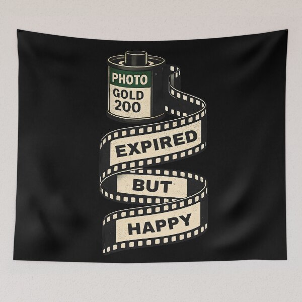 Item preview, Expired But Happy Vintage Film Roll designed and sold by ZETORA Studio.