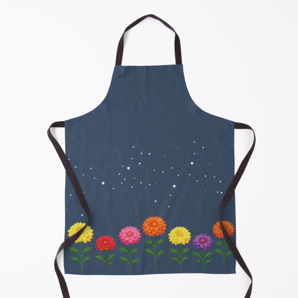 Item preview, Midnight Garden Starry Dahlia Border Aesthetic designed and sold by MOONLIT MIRAGE.
