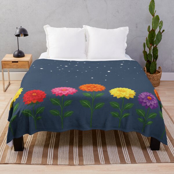 Item preview, Midnight Garden Starry Dahlia Border Aesthetic designed and sold by MOONLIT MIRAGE.