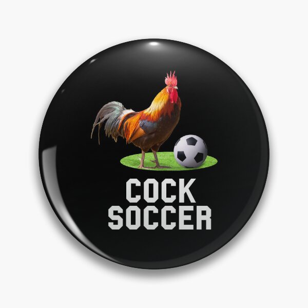 Item preview, Cock Soccer Funny Rooster Football Player Pun designed and sold by marke770.