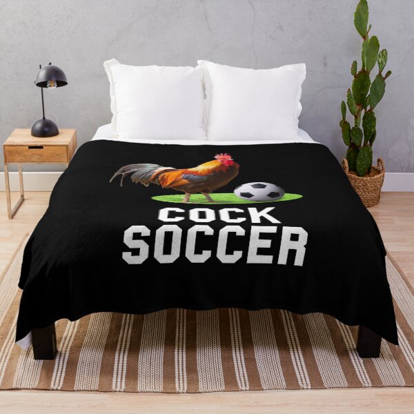 Item preview, Cock Soccer Funny Rooster Football Player Pun designed and sold by marke770.
