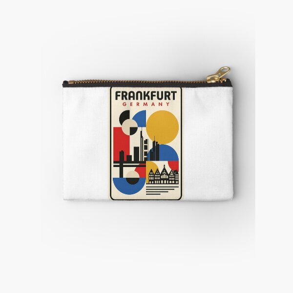 Item preview, Frankfurt Germany Retro Geometric City Skyline designed and sold by k3rstman1.