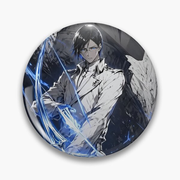 Item preview, Uryū Ishida Bleach Anime Art – Blue Spirit Bow Quincy Warrior designed and sold by Dyan4.