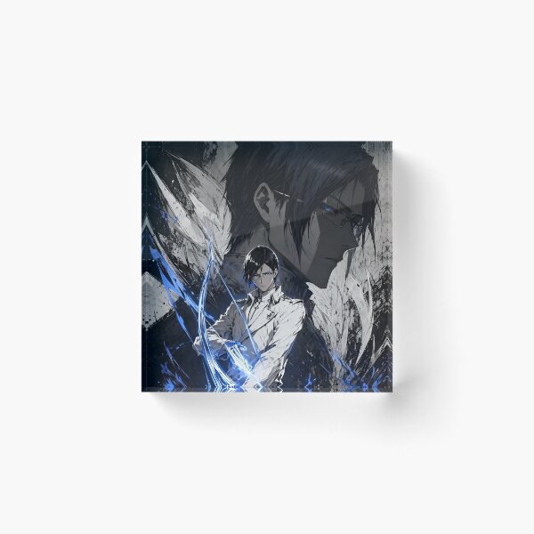 Item preview, Uryū Ishida Bleach Anime Art – Blue Spirit Bow Quincy Warrior designed and sold by Dyan4.