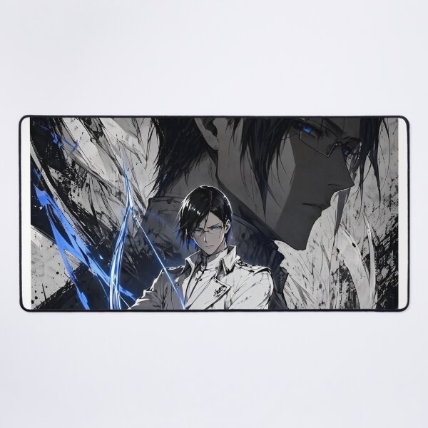 Item preview, Uryū Ishida Bleach Anime Art – Blue Spirit Bow Quincy Warrior designed and sold by Dyan4.