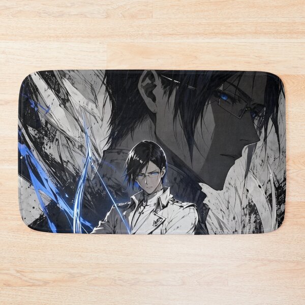 Item preview, Uryū Ishida Bleach Anime Art – Blue Spirit Bow Quincy Warrior designed and sold by Dyan4.