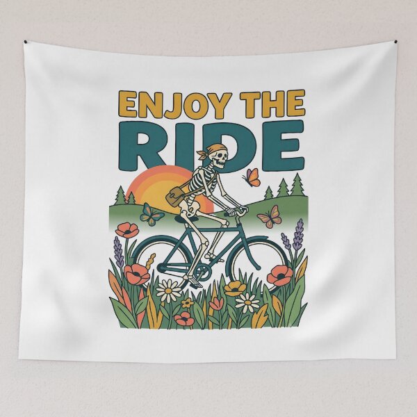 Item preview, Enjoy The Ride Vintage Skeleton Bicycle designed and sold by Mr Lee.