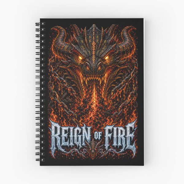 Item preview, Reign of Fire Dragon Dark Gothic Fantasy Black Flame Art  designed and sold by Martin's_Design.