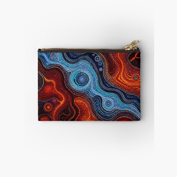 Item preview, Aboriginal Inspired Dot Art - From Lava and River Stream with Love designed and sold by GrinGalore.
