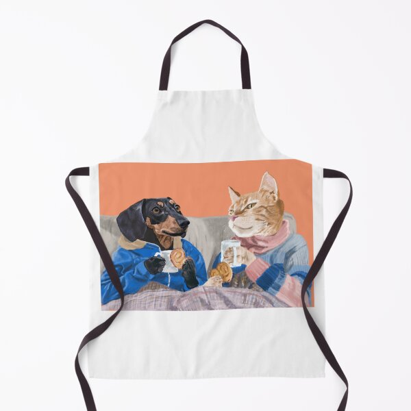 Item preview, A Cuppa? (Cat and Dog Tea Time) designed and sold by Catty Image.