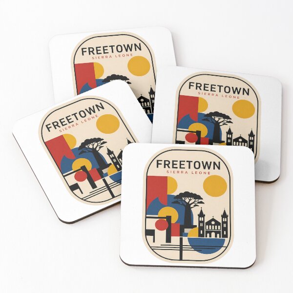 Item preview, Freetown Sierra Leone Retro Geometric Travel Souvenir designed and sold by k3rstman1.