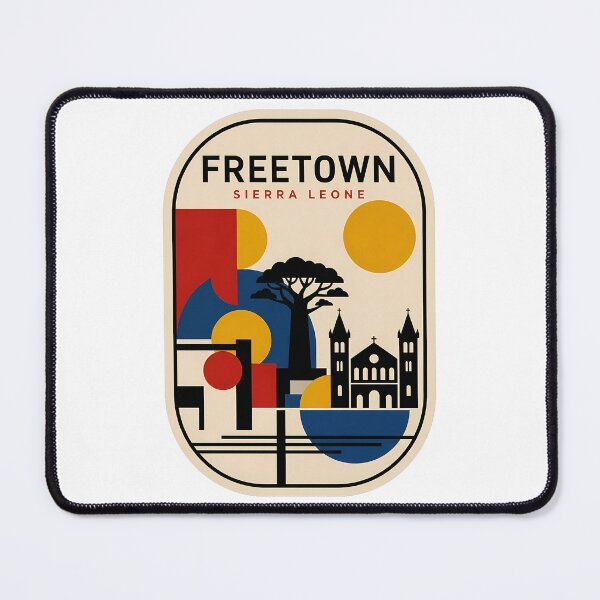 Item preview, Freetown Sierra Leone Retro Geometric Travel Souvenir designed and sold by k3rstman1.