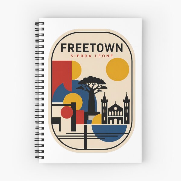 Item preview, Freetown Sierra Leone Retro Geometric Travel Souvenir designed and sold by k3rstman1.