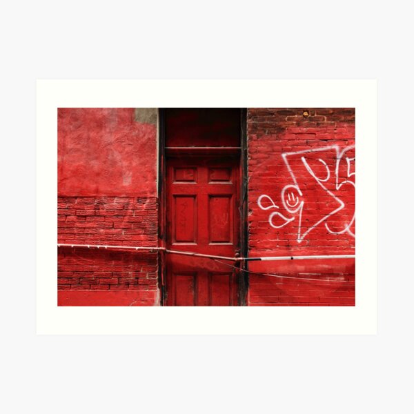 the red door bar Art Print