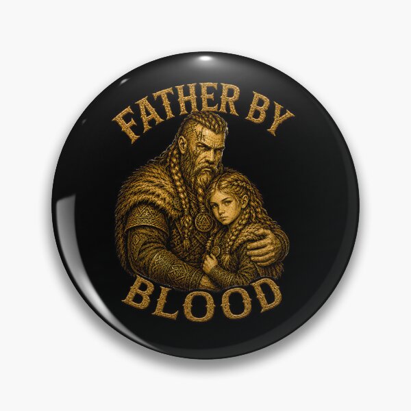 Item preview, Father By Blood Viking Father Daughter Norse Warrior Design designed and sold by R3X .