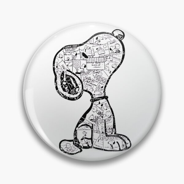 Item preview, Snoopy Vintage Comic Strip Collage _ Black And White designed and sold by Har-vee.