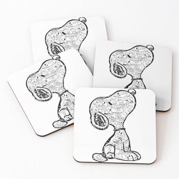 Item preview, Snoopy Vintage Comic Strip Collage _ Black And White designed and sold by Har-vee.