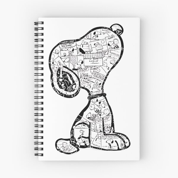 Item preview, Snoopy Vintage Comic Strip Collage _ Black And White designed and sold by Har-vee.