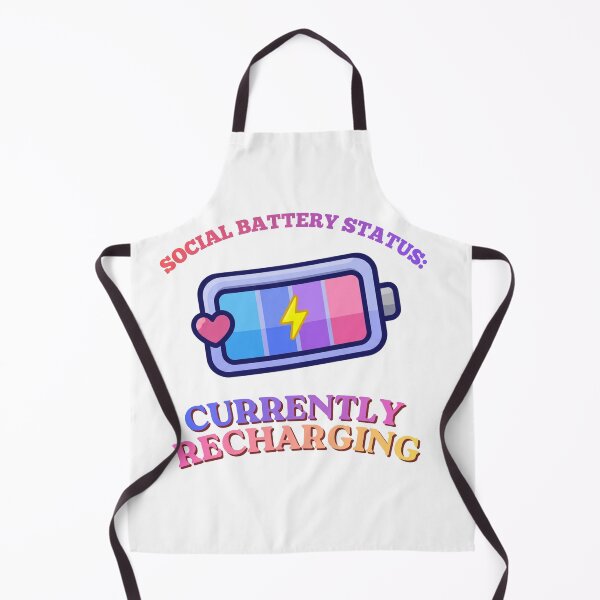 Item preview, Social Battery Currently Recharging designed and sold by NeuroJoyStudio.