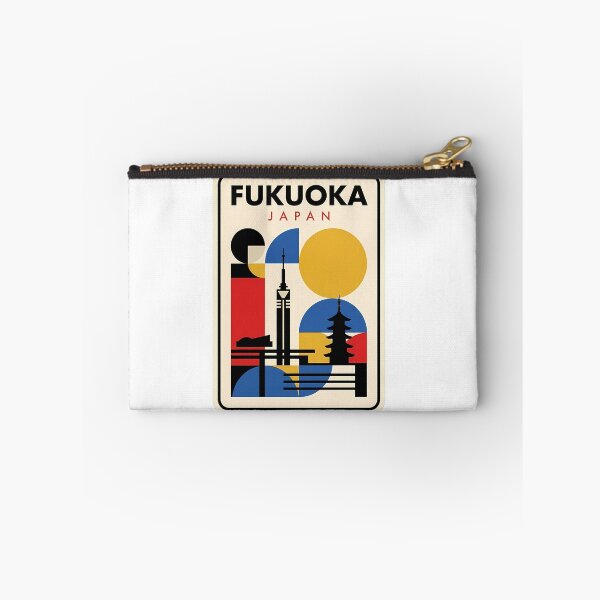 Item preview, Retro Fukuoka Japan Minimalist Geometric Cityscape designed and sold by k3rstman1.