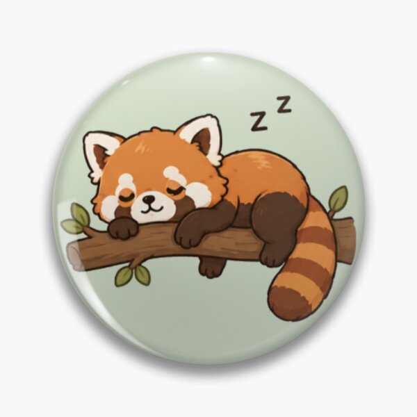 Item preview, Nap Mode Red Panda designed and sold by MellowMunchkins.