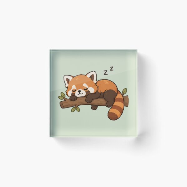 Item preview, Nap Mode Red Panda designed and sold by MellowMunchkins.