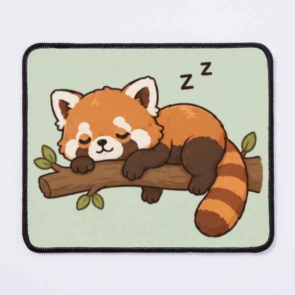 Item preview, Nap Mode Red Panda designed and sold by MellowMunchkins.