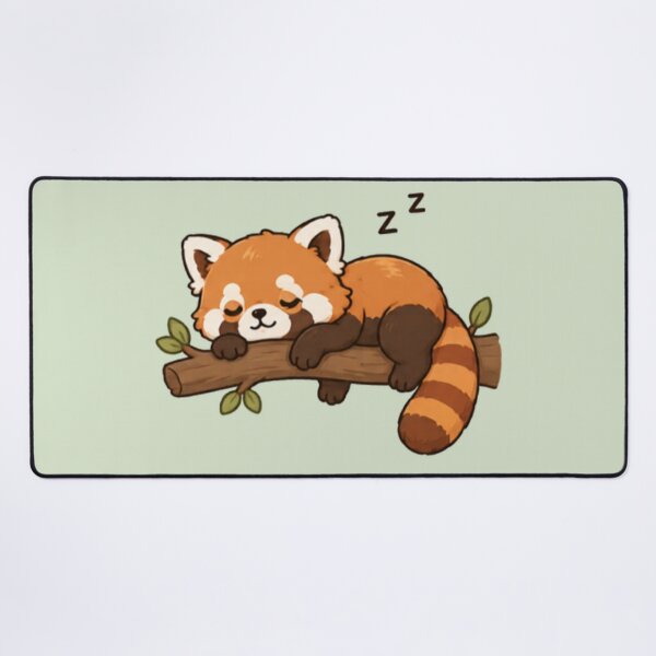 Item preview, Nap Mode Red Panda designed and sold by MellowMunchkins.