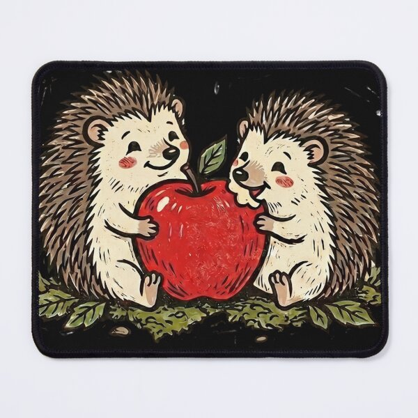 Item preview, Love You To The Core Cute Hedgehog Lovers designed and sold by Tel A Pet.