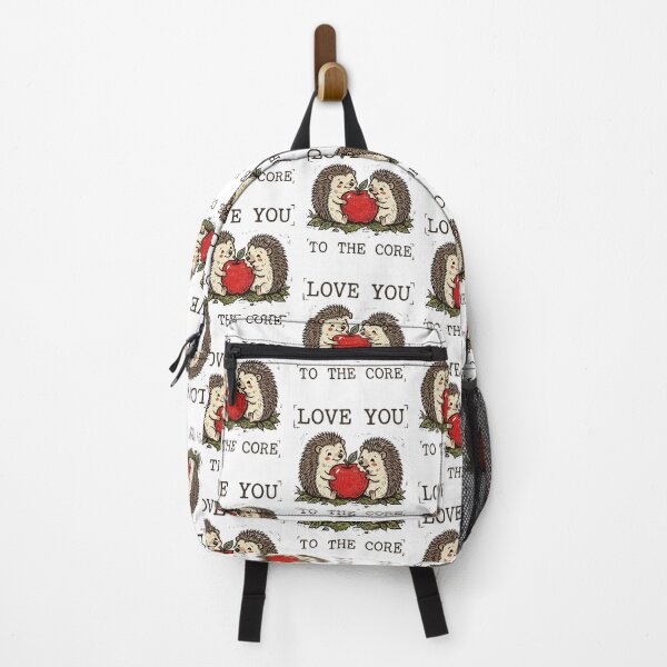 Item preview, Love You To The Core Cute Hedgehog Lovers designed and sold by Tel A Pet.