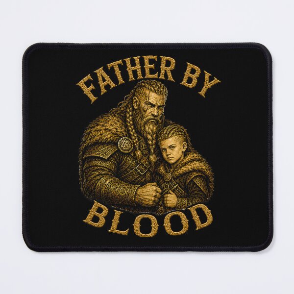 Item preview, Father By Blood Viking Father Son Norse Warrior Design designed and sold by R3X .