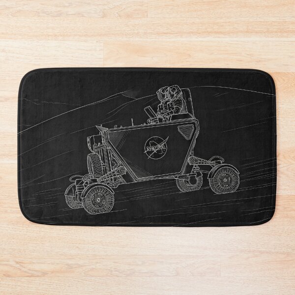 Item preview, NASA Space Exploration Rover Technical Line Art designed and sold by 7Pixel.