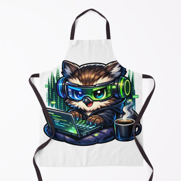 Item preview, Cyberpunk Owl Coder designed and sold by PawsAndPixelsCo.