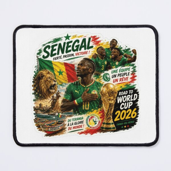 Item preview, Senegal's Golden Journey to World Cup 2026 designed and sold by Pixanova.