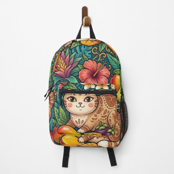 Item preview, Tropical Fruit Garden Cats designed and sold by Iampoji.
