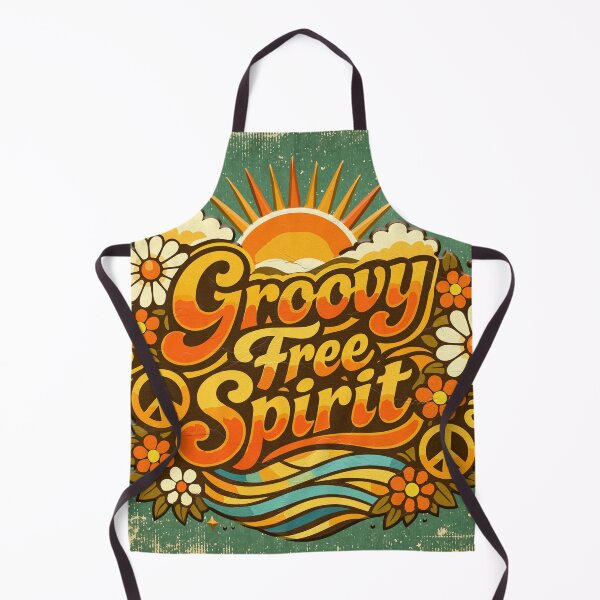 Item preview, Groovy Free Spirit – Retro Hippie Sunshine Design designed and sold by ArtByBoya.