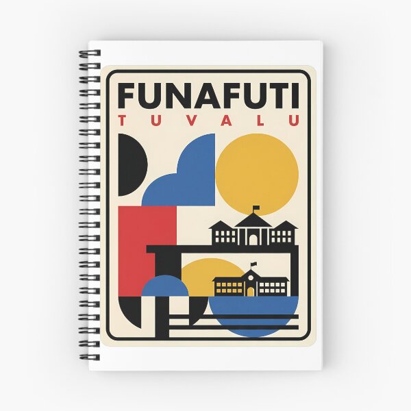 Item preview, Funafuti Tuvalu Abstract Geometric Travel Art Style designed and sold by k3rstman1.