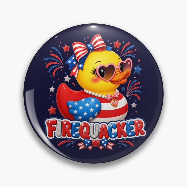 Item preview, 4th of July Cute Duck Firequacker Patriotic Sunglasses designed and sold by SunfullyYours.