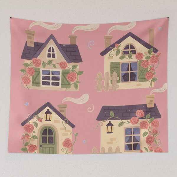 Item preview, Cottagecore style houses. designed and sold by elegantpaterns.