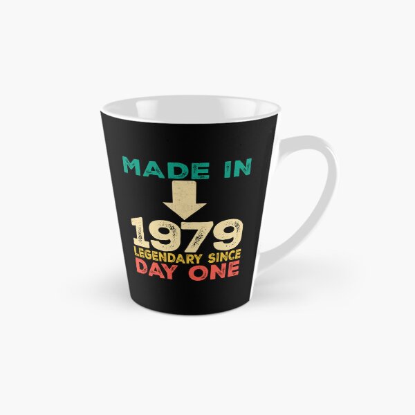 Item preview, Born in 1979 Vintage 47th Birthday Legend Born Gift Distressed Design designed and sold by FernaRoje.