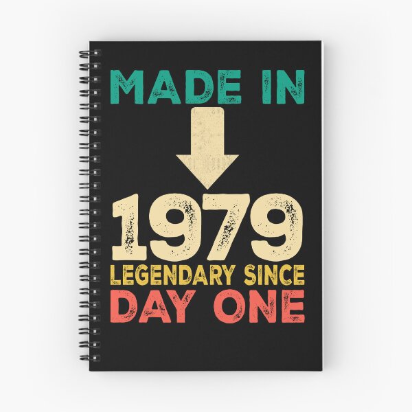 Item preview, Born in 1979 Vintage 47th Birthday Legend Born Gift Distressed Design designed and sold by FernaRoje.