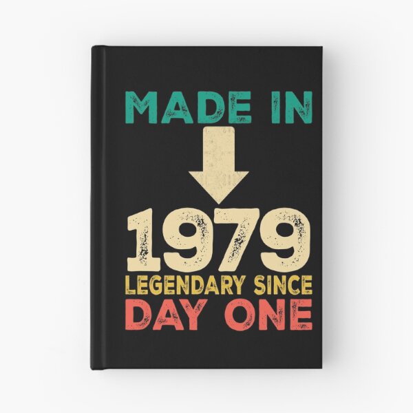 Item preview, Born in 1979 Vintage 47th Birthday Legend Born Gift Distressed Design designed and sold by FernaRoje.