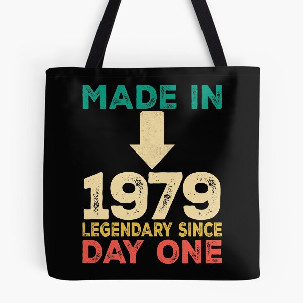 Item preview, Born in 1979 Vintage 47th Birthday Legend Born Gift Distressed Design designed and sold by FernaRoje.