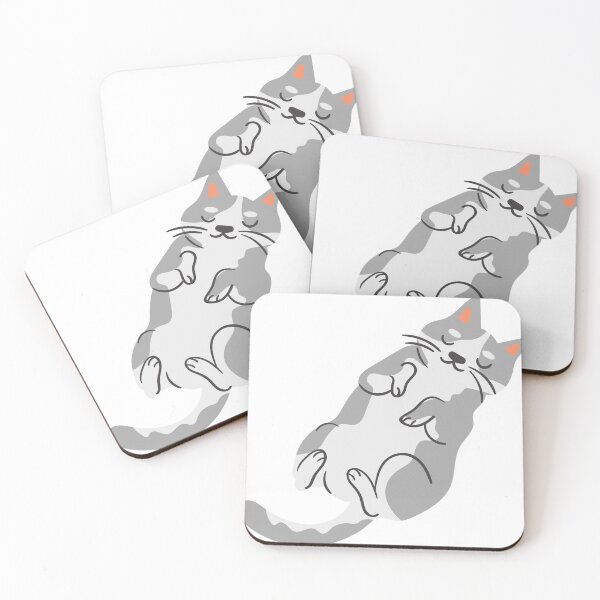 Item preview, Cute Sleeping Cat Cartoon Design | Cozy Kawaii Cat Illustration designed and sold by LunaVales.
