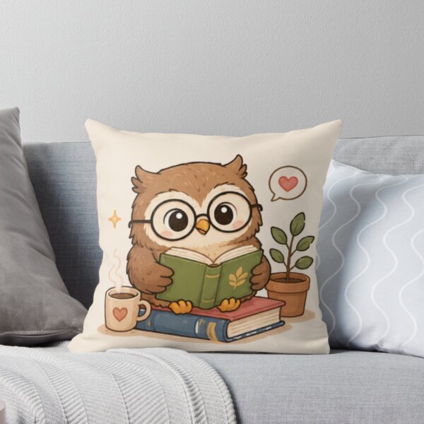 Item preview, Book Worm Owl designed and sold by MellowMunchkins.