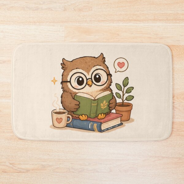 Item preview, Book Worm Owl designed and sold by MellowMunchkins.