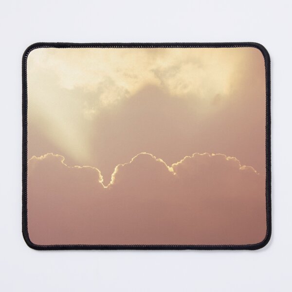 Item preview, Golden sun rays through pastel pink clouds designed and sold by TanalyFlowers.