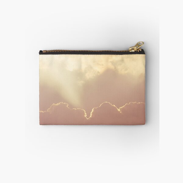 Item preview, Golden sun rays through pastel pink clouds designed and sold by TanalyFlowers.