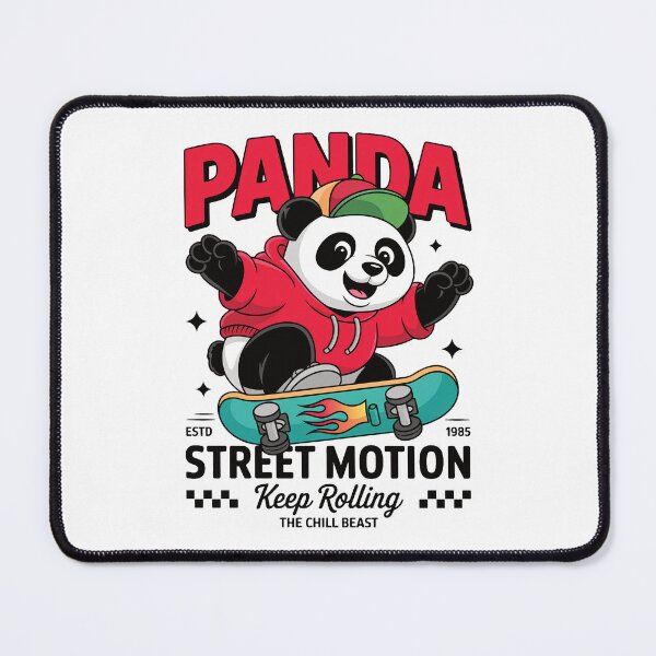 Item preview, Cute Urban Streetwear Panda Skater Design designed and sold by Taans-Creation.